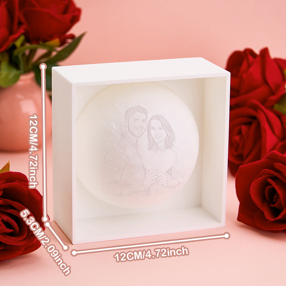 Personalized 3D Printed Photo Moon Light Gift