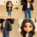 Custom Cute 3D Mini Figure Office Desk Figurine Based on Your Picture