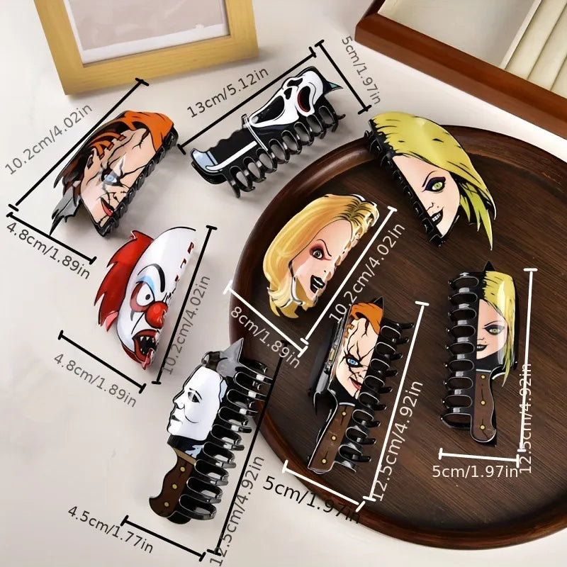 Horror Hair Clips
