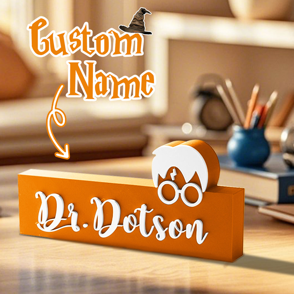 Personalized 3D Print Wizard Name Sign
