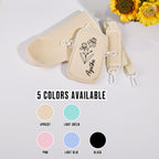 Personalized Birth Flower Waterproof Bottle Carrier Bag for 40oz Stanley Tumbler