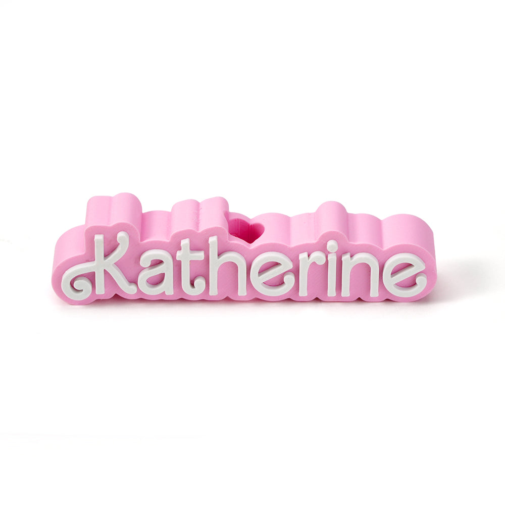 Personalized 3D Printed Name Straw Topper