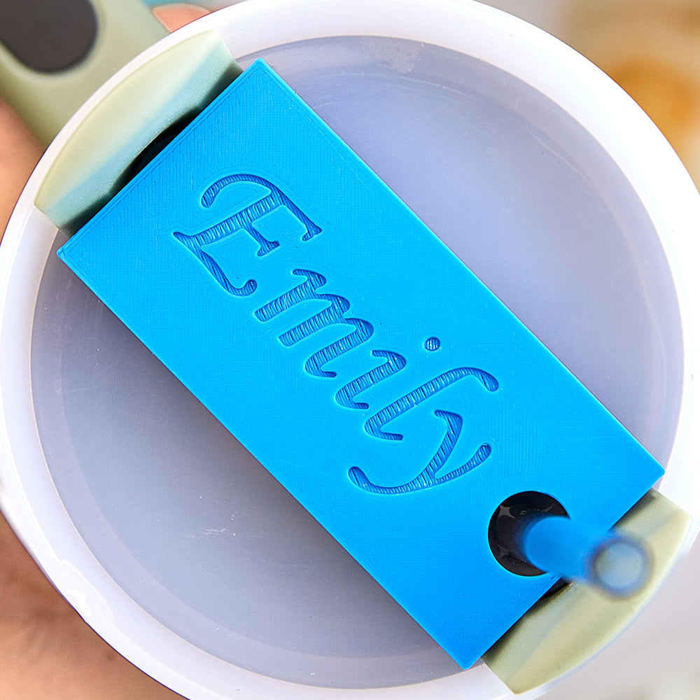 40oz Custom 3D Printing Tumbler Name Plate Tag