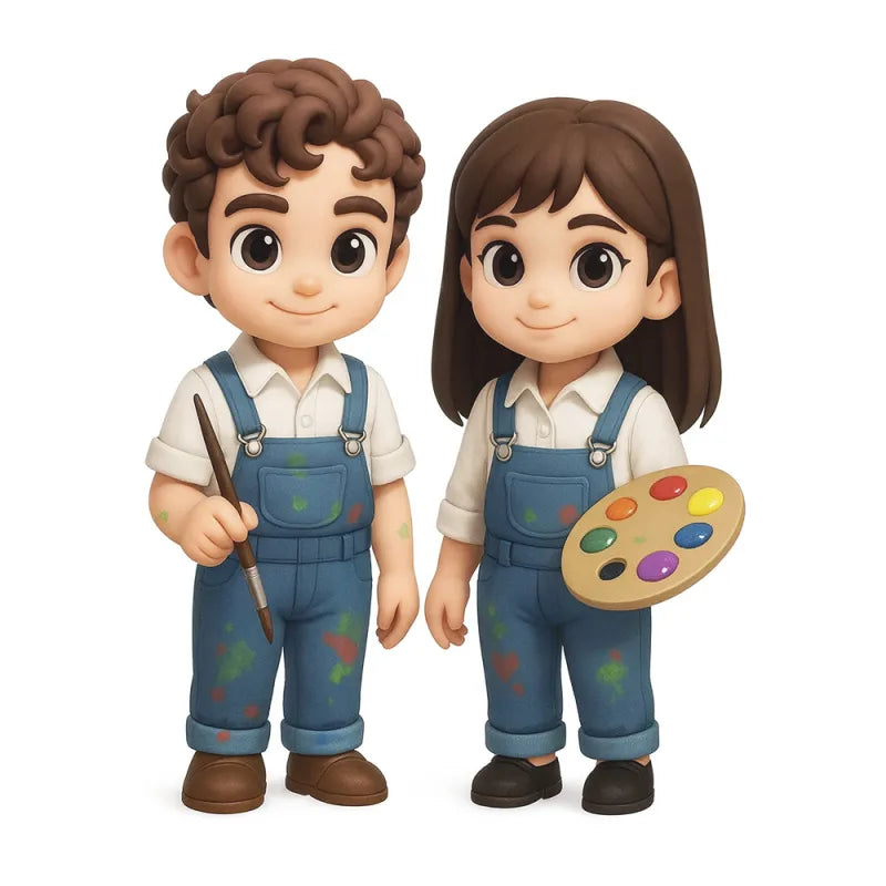 Custom Cute 3D Mini Figure Office Desk Figurine Based on Your Picture