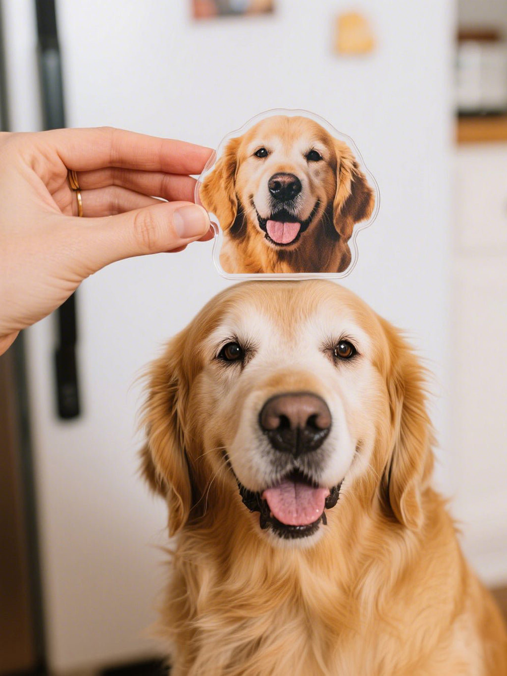 Custom Photo Irregular Shape Fridge Magnet – Personalized Decoration