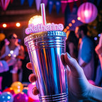 Personalized 3D Printed Name Straw Topper