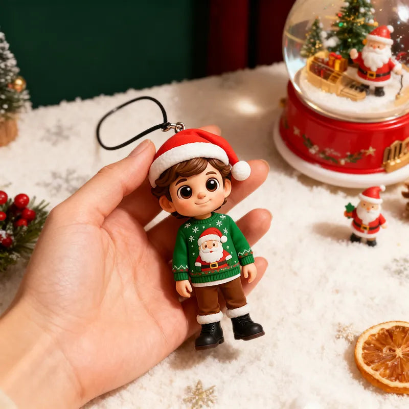 Custom 3D Mini Figure Character Car Hanging Ornament Personalized Car Decoration