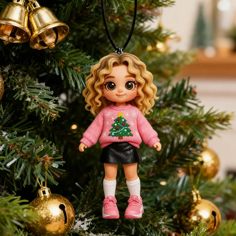 Custom 3D Mini Figure Character Car Hanging Ornament Personalized Car Decoration