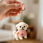 Custom 3D Mini Figure Keychain Figure from Your Photo Personalized Mini Doll