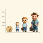 Custom Cute 3D Mini Figure Office Desk Figurine Based on Your Picture