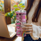 Personalized 3D Apple Pencil Design 20oz Skinny Tumbler Lid and Straw