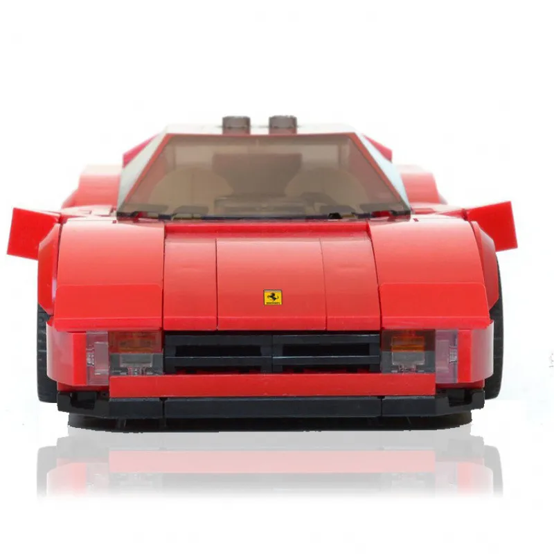 Ferrari Testarossa Creative Vehicle Racing Car Building Blocks Construction