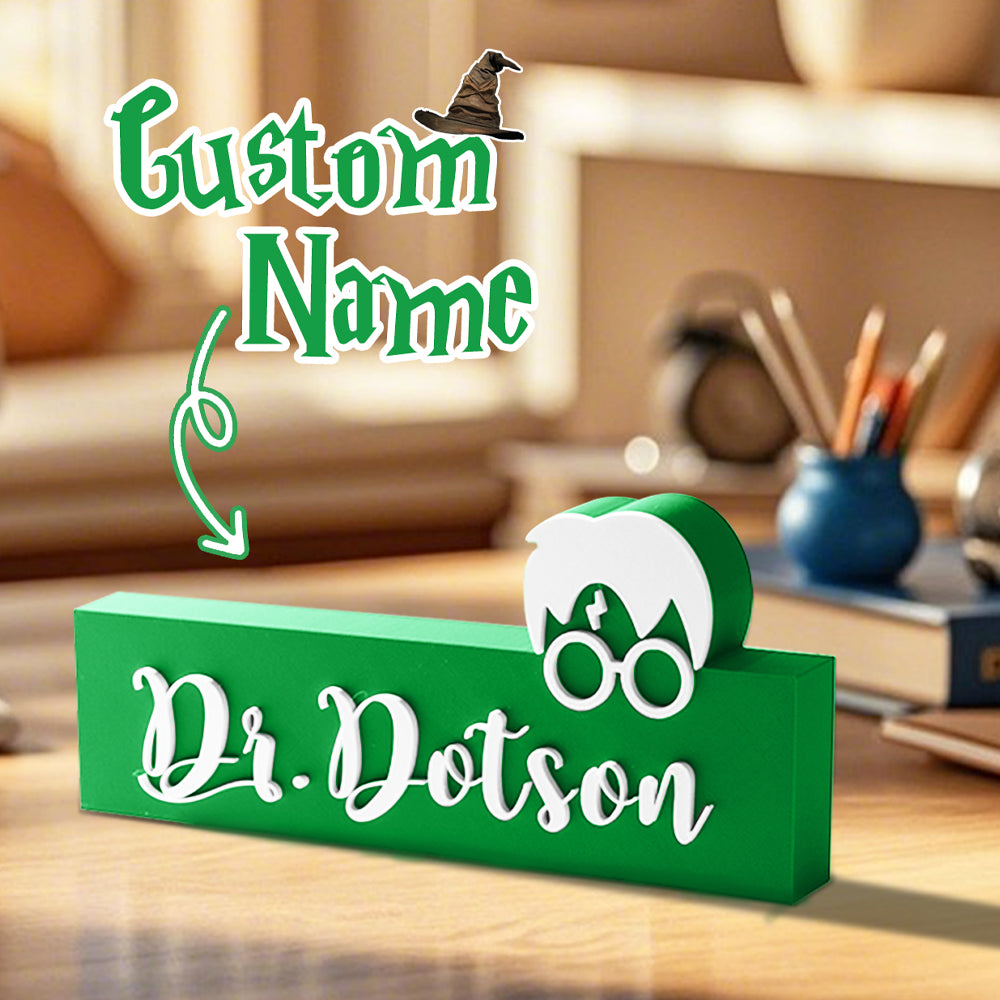 Personalized 3D Print Wizard Name Sign