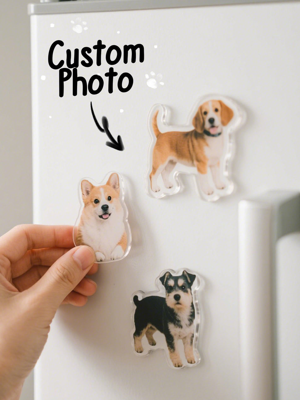 Custom Photo Irregular Shape Fridge Magnet – Personalized Decoration