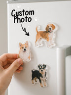 Custom Photo Irregular Shape Fridge Magnet – Personalized Decoration