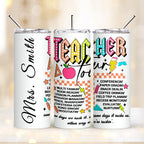 Personalized 20oz Skinny Tumbler with Straw