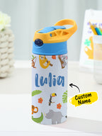 350ML Personalized Name Animals Stainless Steel Tumbler