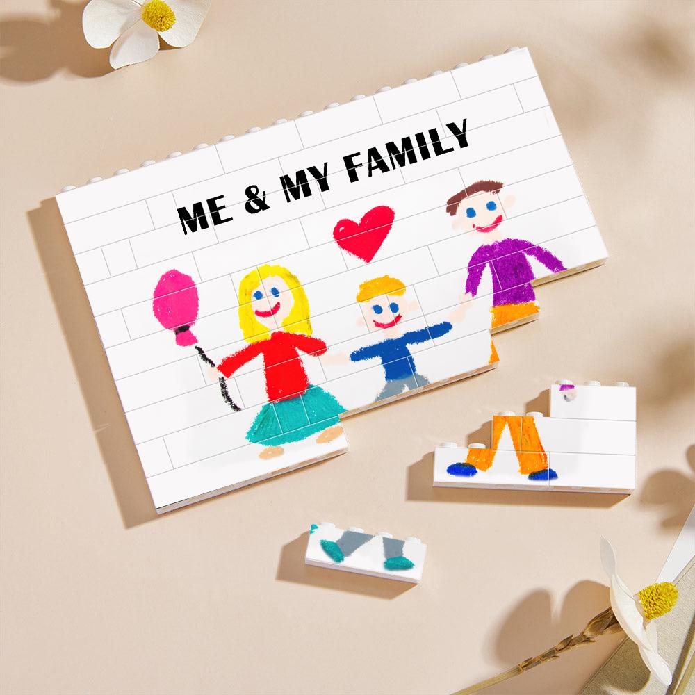 Custom Graffiti Style Building Brick Photo Building Blocks For Kids