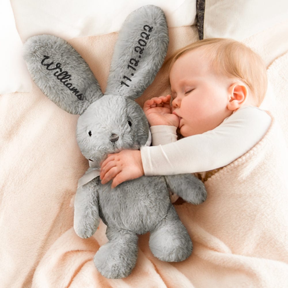 Custom Embroidered Bunny Personalised Long Ears Bunny Rabbit