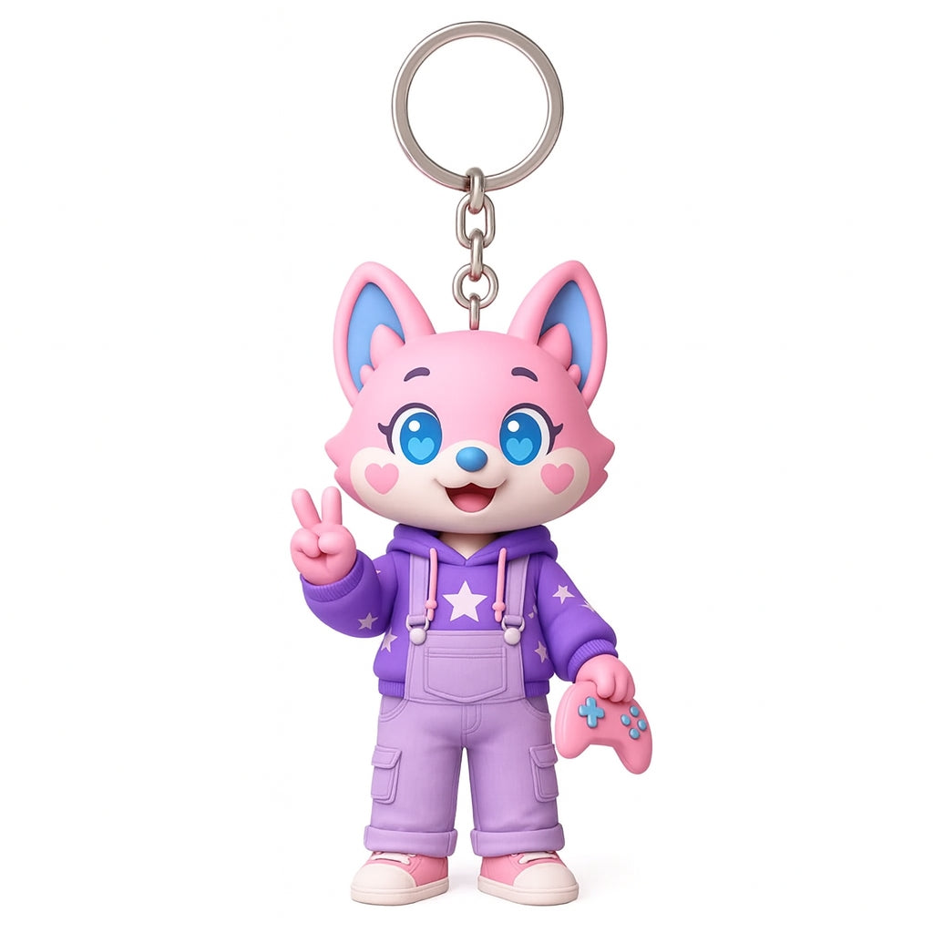 Custom 3D Mini Figure Keychain Figure from Your Photo Personalized Mini Doll