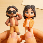 Custom Cute 3D Mini Figure Office Desk Figurine Based on Your Picture