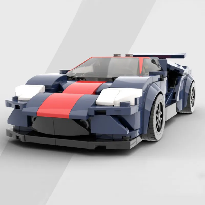 2017 Ford GT Creative Vehicle Racing Car Building Blocks Construction Toy Brick Figures Gift for Car Lover