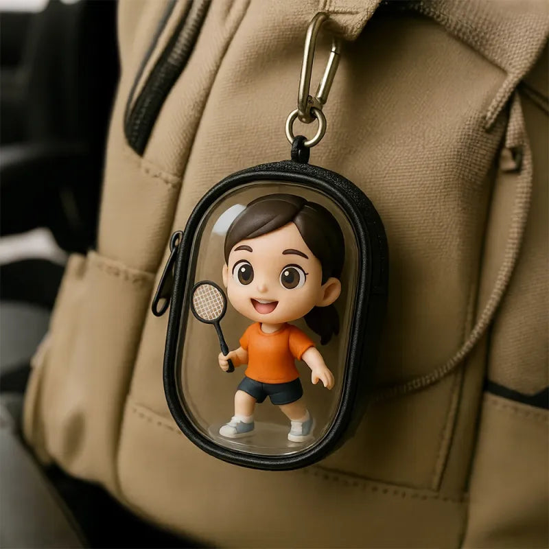 Custom 1 Person 3D Mini Figure From Your Photo Personalized Toy Figure Gifts For Kids (Production Time: 10-15 Business Days)