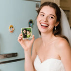 Custom 3D Printed Fridge Magnet from Photo 3D Mini Figurine Refrigerator Magnet Personalized Cartoon Character with Magnetic Backing