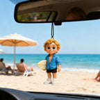 Custom 3D Mini Figure Character Car Hanging Ornament Personalized Car Decoration