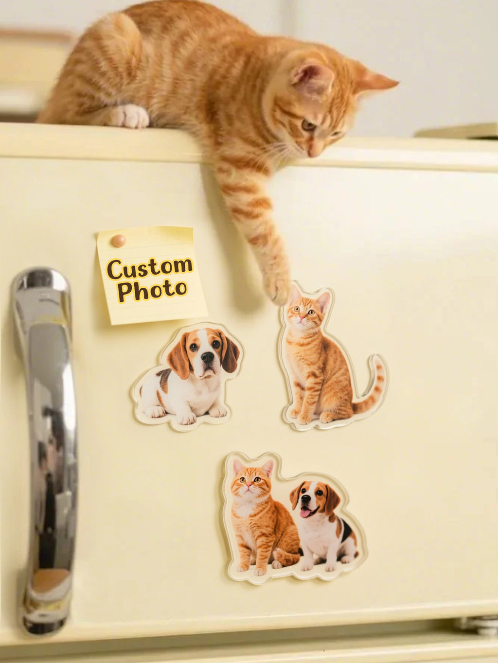 Custom Photo Irregular Shape Fridge Magnet – Personalized Decoration