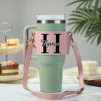 40oz Personalized Name Water Bottle Carrier Bag
