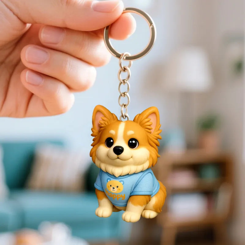 Custom 3D Mini Figure Keychain Figure from Your Photo Personalized Mini Doll
