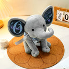Personalized Elephant Plush Stuffed Animal Birth Announcement Gift