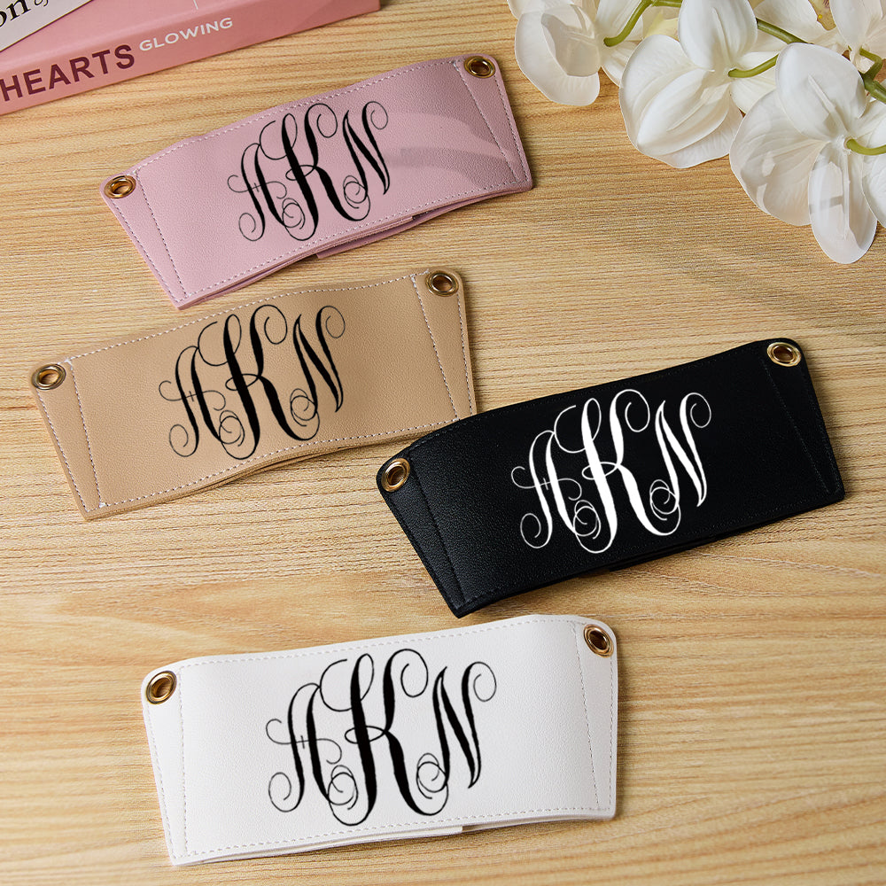 40oz Personalized Monogram Water Bottle Carrier Bag