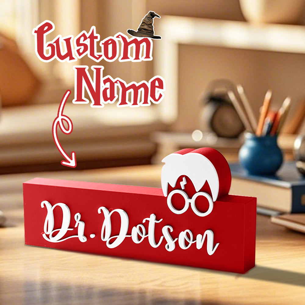 Personalized 3D Print Wizard Name Sign