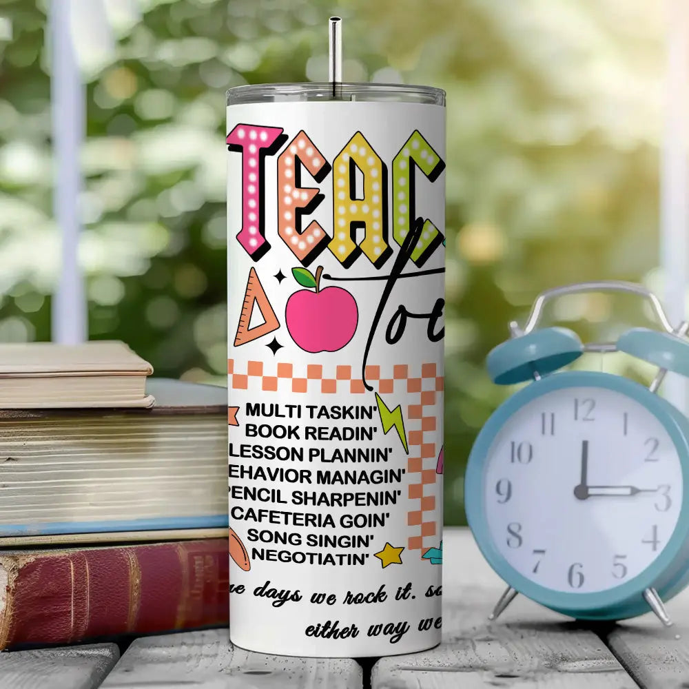 Personalized 20oz Skinny Tumbler with Straw