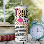 Personalized 20oz Skinny Tumbler with Straw